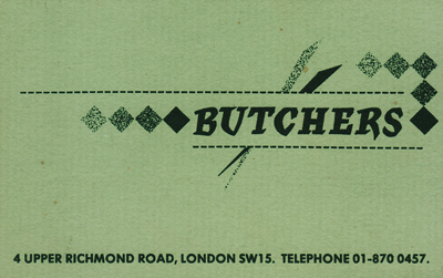 Butchers, Wandsworth